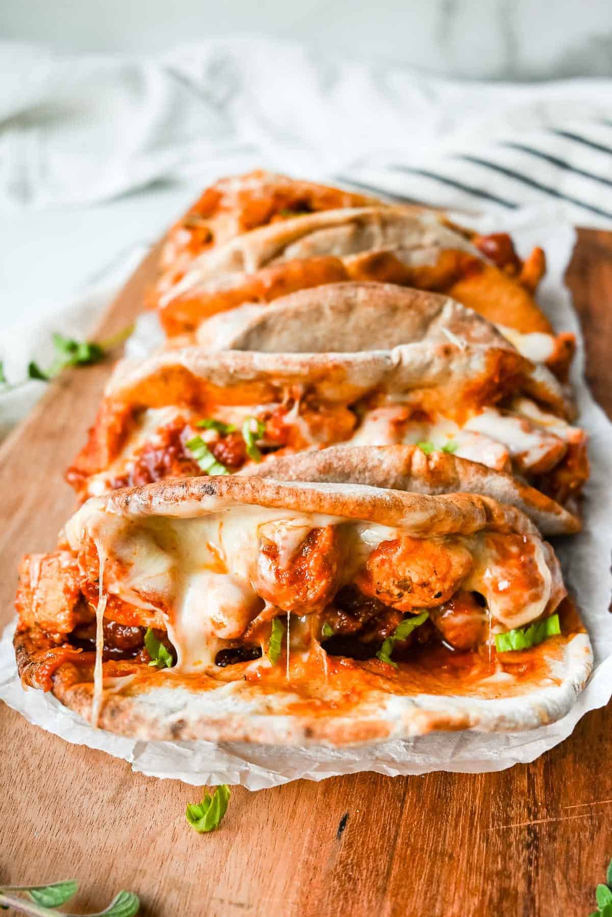 instant pot chicken parmesan sandwiches