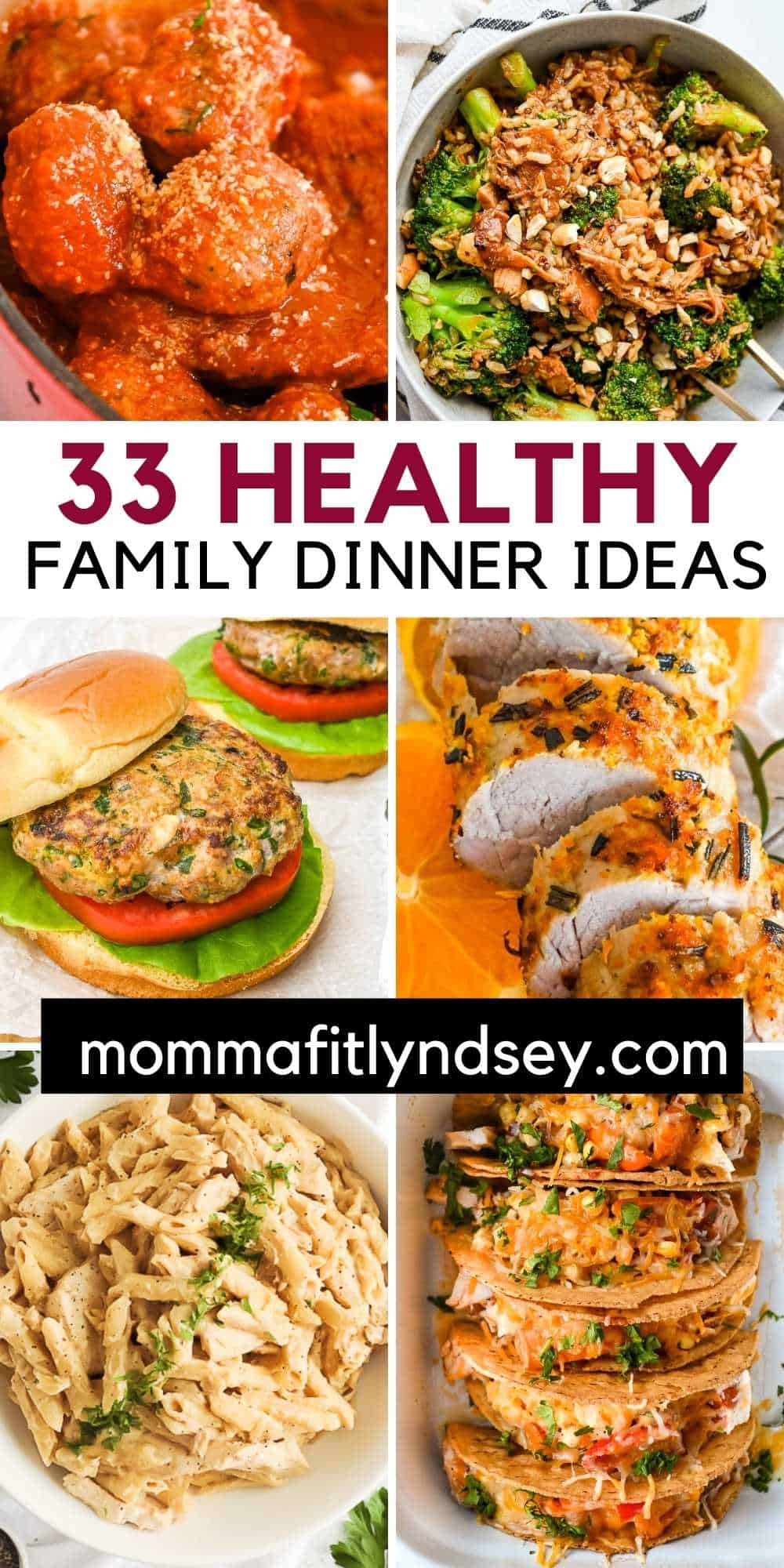 33 Quick, Easy, and Healthy Family Dinner Ideas - Momma Fit Lyndsey