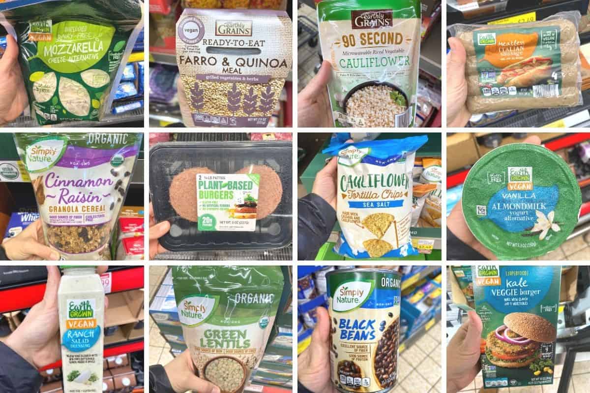 plant based items you can purchase at Aldi