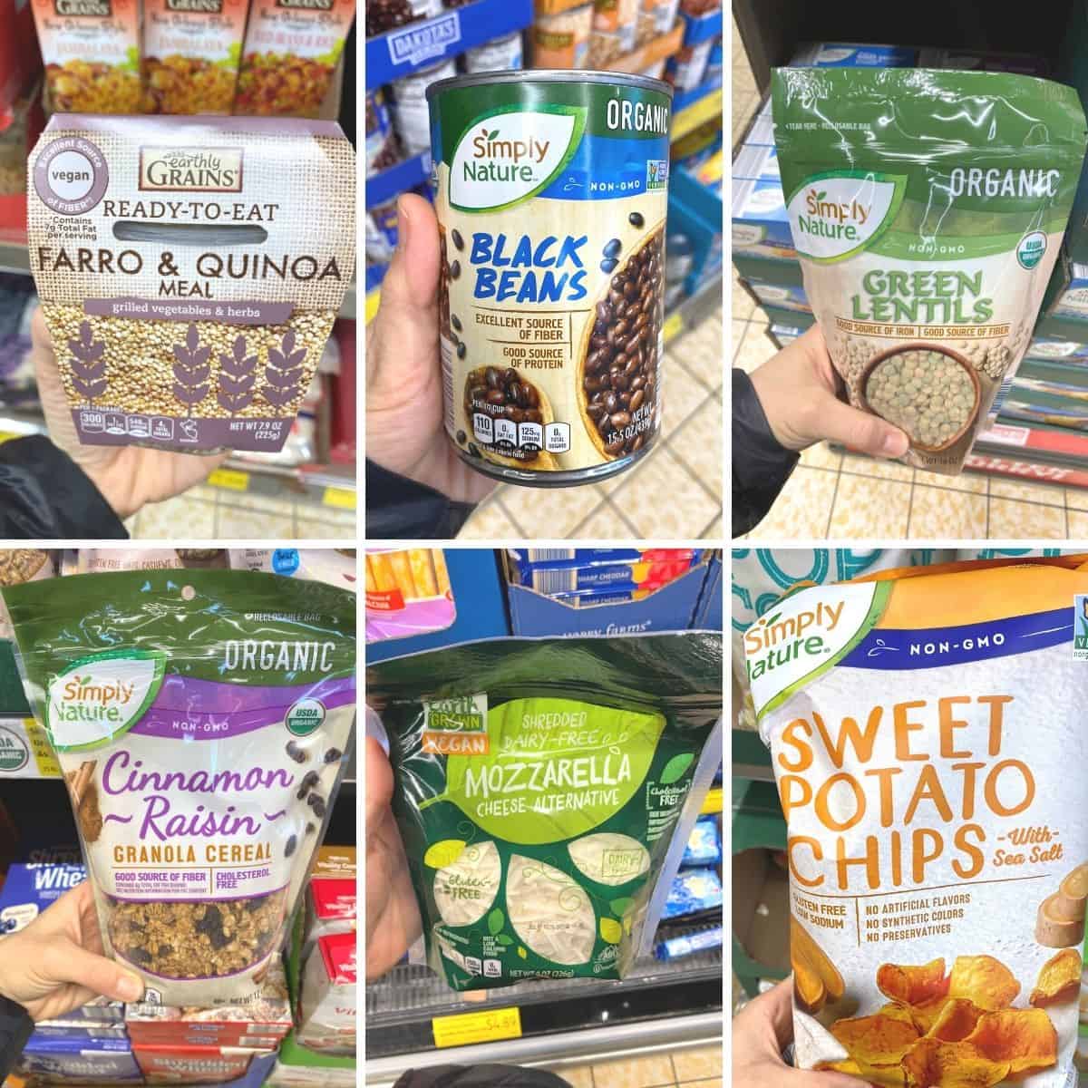 plant based items you can purchase at Aldi