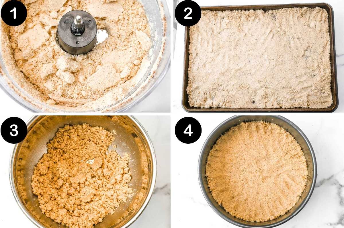 steps for making crust.