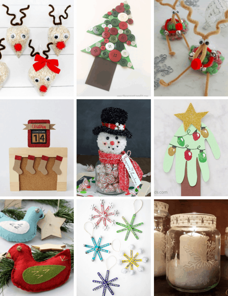 50 Easy Christmas Crafts for Kids - Momma Fit Lyndsey