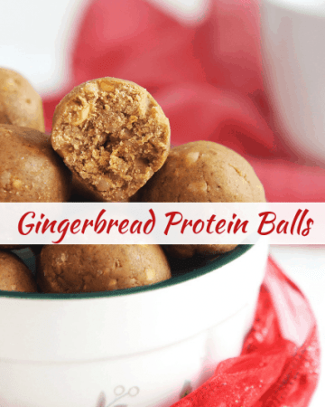 gingerbread protein balls an easy holiday snack to curb sugar cravings
