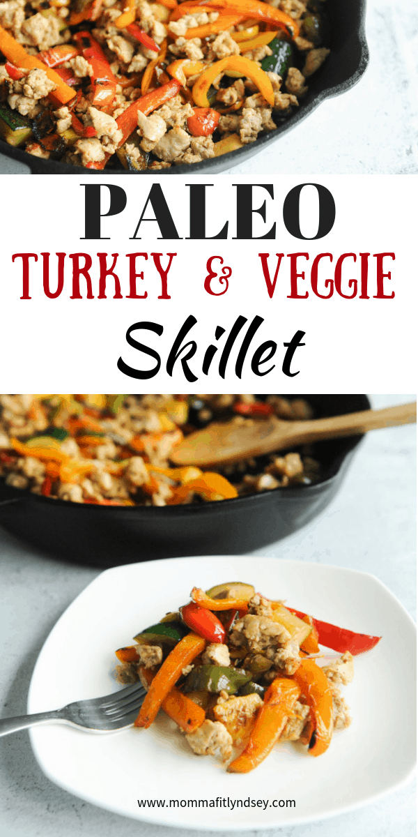 paleo turkey veggie skillet recipe