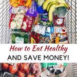 Looking to learn how to eat healthy and save money? healthy Lifestyle Blogger Momma Fit lyndsey is sharing her monthly meal plan to help you keep your grocery budget in line