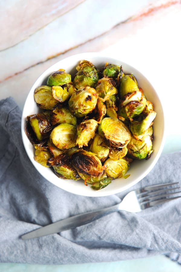 Air Fryer Brussel Sprouts Easy Keto Recipe - Momma Fit Lyndsey
