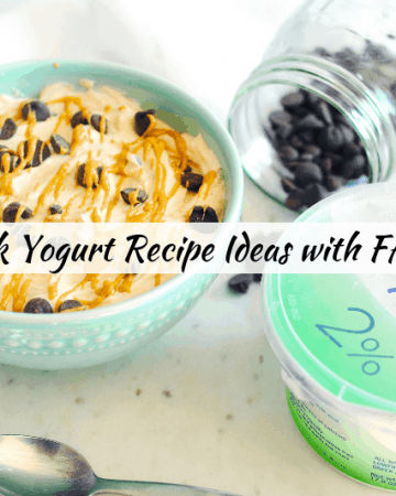 Looking for a greek yogurt recipe idea? healthy Lifestyle Blogger Momma Fit lyndsey is sharing her favorite greek yogurt meal ideas