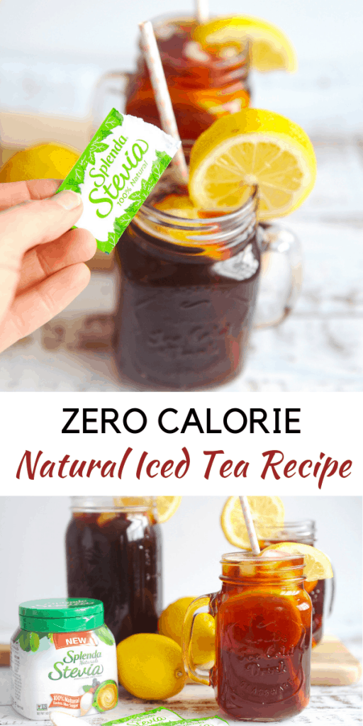 Wondering how to make iced tea? healthy Lifestyle Blogger Momma Fit lyndsey is sharing her favorite way to make iced tea with stevia