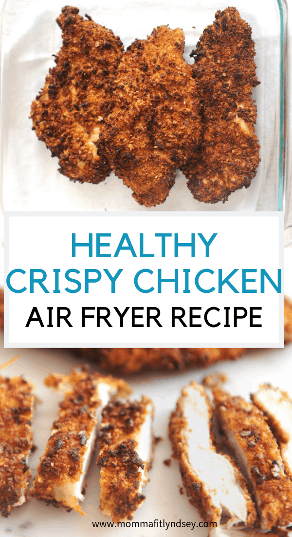 Air Fryer Chicken Breast with Parmesan - Momma Fit Lyndsey