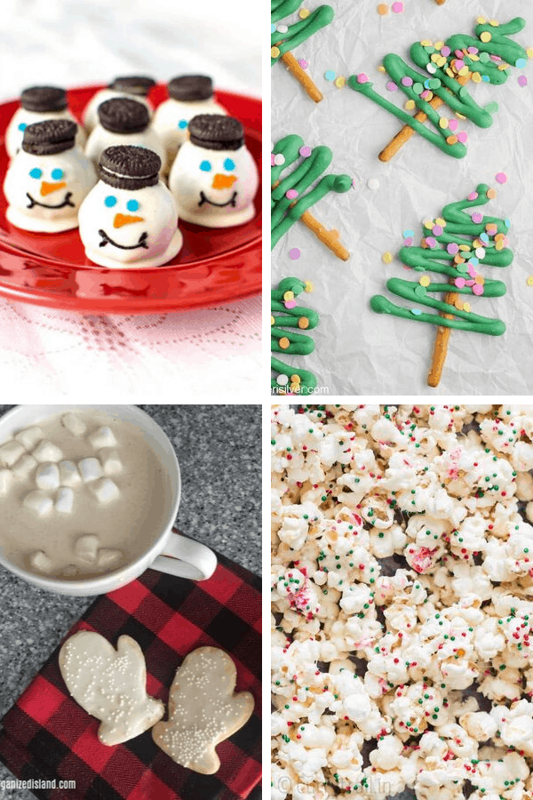 Need ideas for Christmas party snacks?  Here are 27 Easy classroom snacks for school parties including Christmas, winter, and holiday parties.