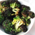 Air Fryer Broccoli is an easy to make healthy side dish.  Best crispy recipe done in under 10 minutes!