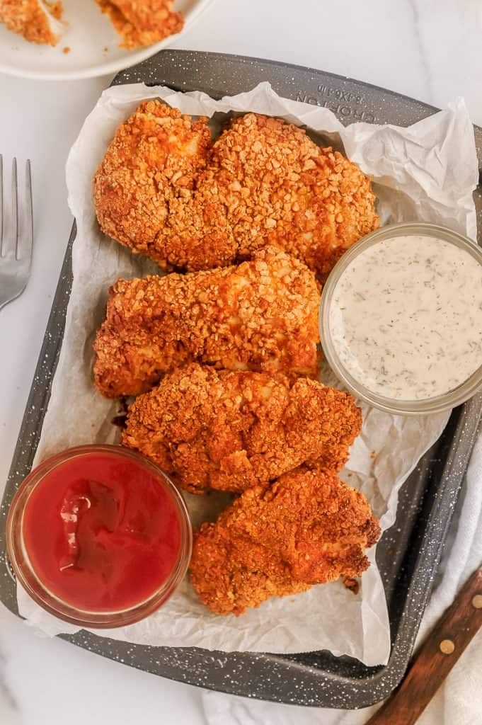 Crispy + Healthy Air Fryer Chicken Cutlets - Momma Fit Lyndsey