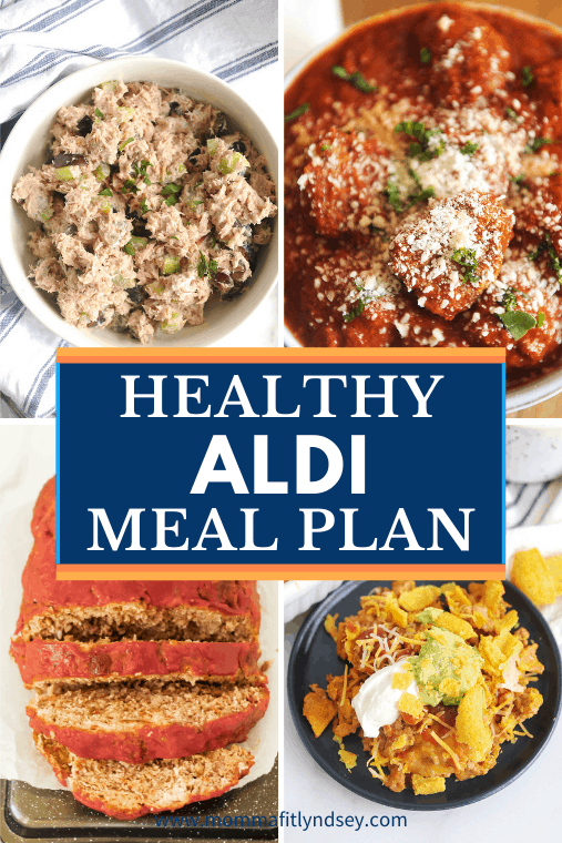 This Aldi meal plan gives you 5 days of healthy family meals your family will love.  Get your free printable shopping list for my Aldi healthy meal plan. Cheap and healthy aldi meal plan for families or can be adapted for two or for one - great for clean eating diet!