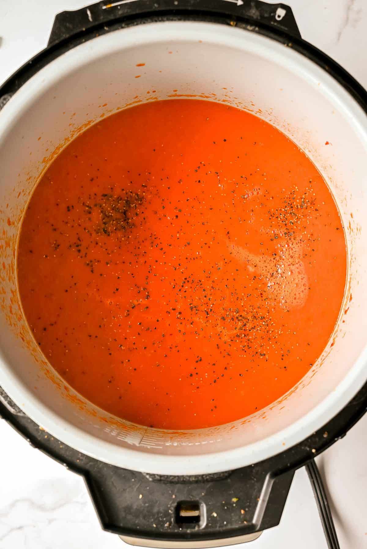 tomato soup in the instant pot