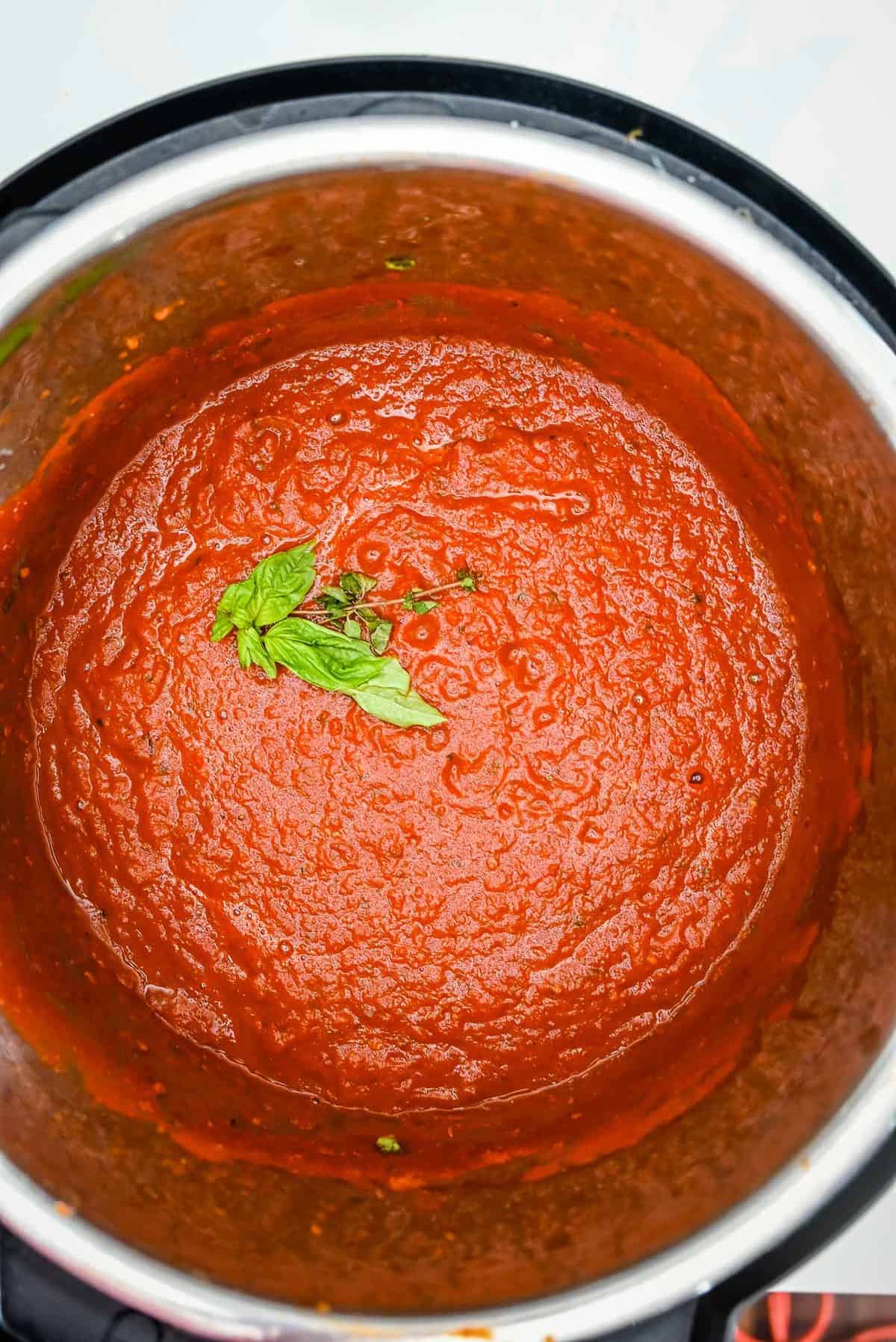 instant pot tomato sauce