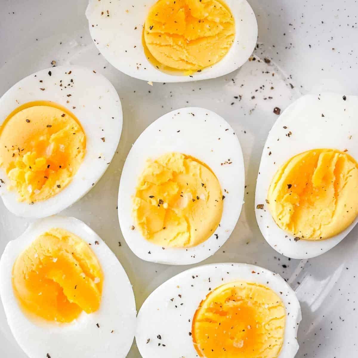 Hard Boiled Eggs - how to cook, store and use them - a Keto snack